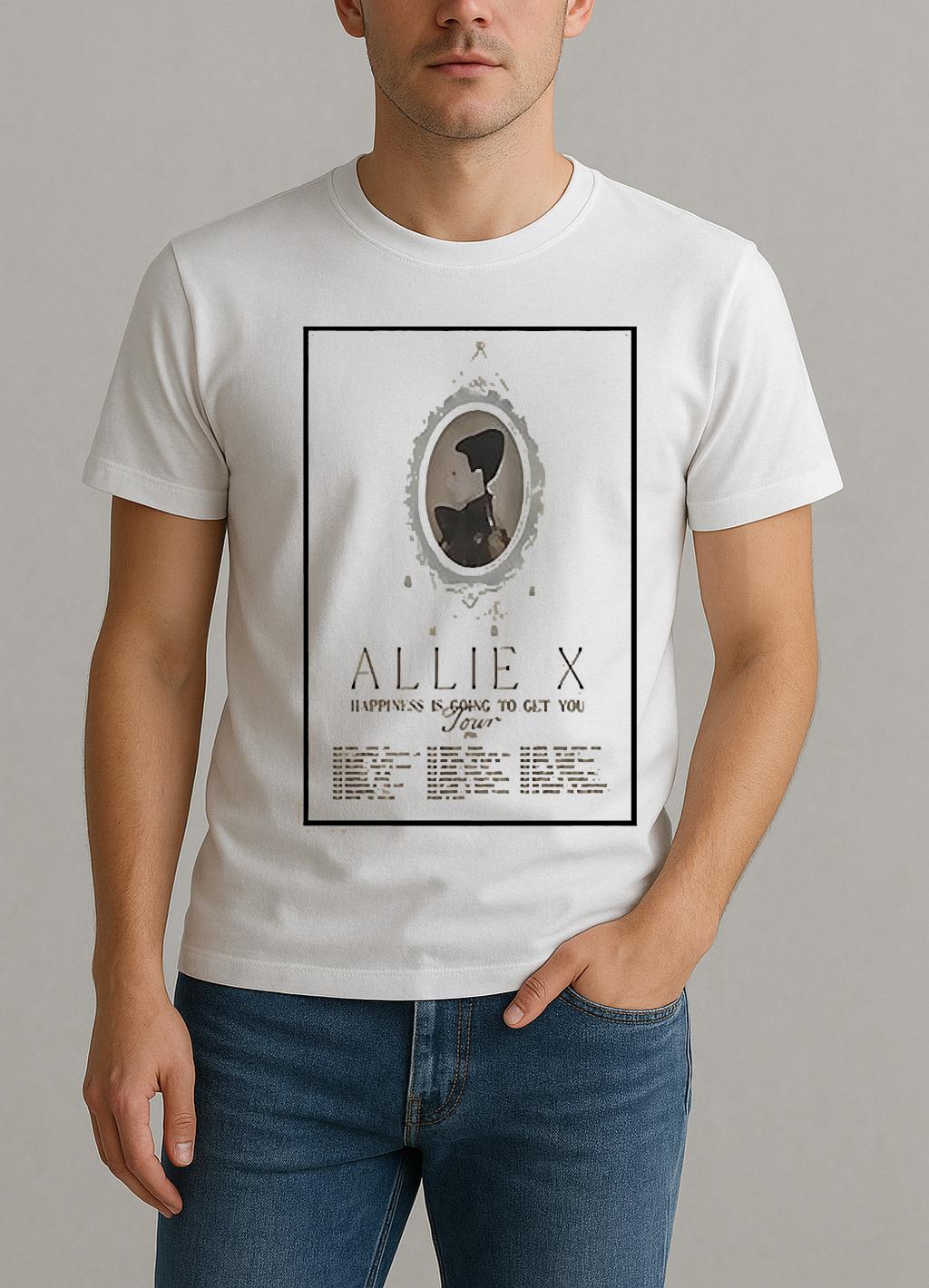 Allie X Happiness Is Going To Get You Tour 2026 Poster Shirt by Bino Shirt – Custom Graphic T-Shirt