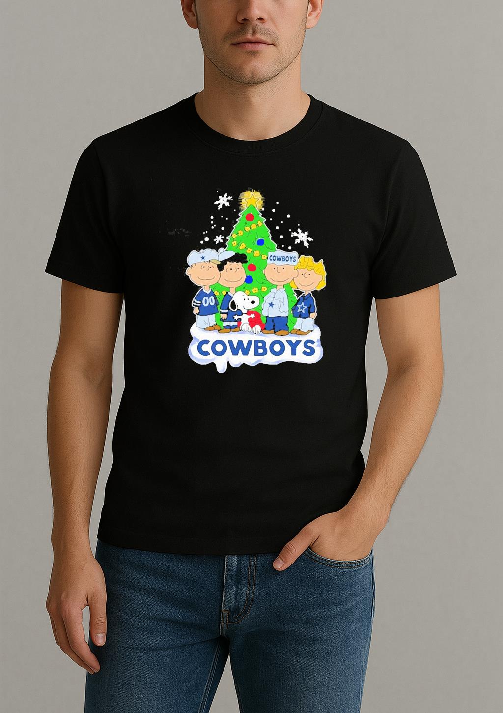 Dallas-Cowboys-X-The-Peanuts-Christmas-2025-Shirt by Bino Shirt – Custom Graphic T-Shirt