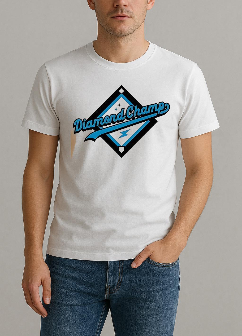 Diamond Champ 2025 Logo Shirt by Bino Shirt – Custom Graphic T-Shirt
