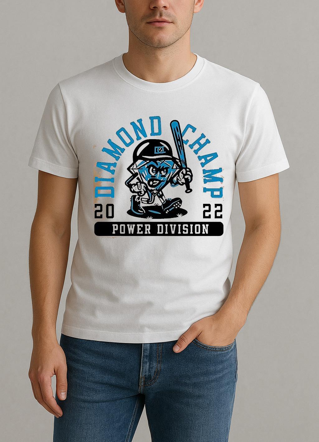 Diamond Champ 2025 Power Division Shirt by Bino Shirt – Custom Graphic T-Shirt