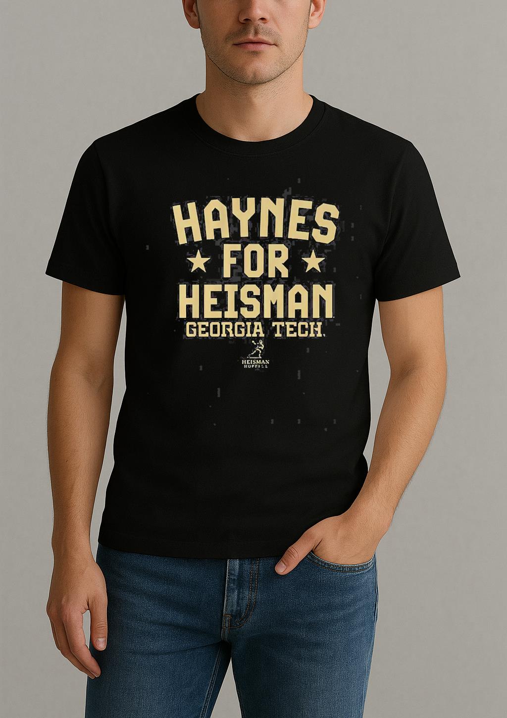 Georgia Tech Haynes King For Heisman Shirt Georgia Football Tee by Bino Shirt – Custom Graphic T-Shirt