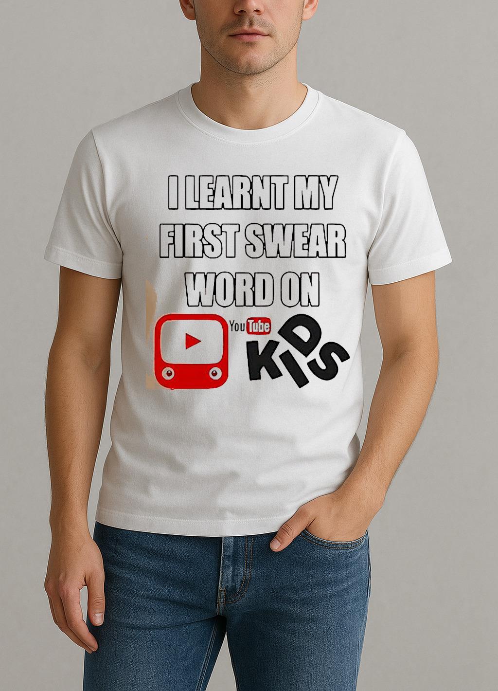 I Learnt My First Swear Word On Youtube Kids Shirt by Bino Shirt – Custom Graphic T-Shirt