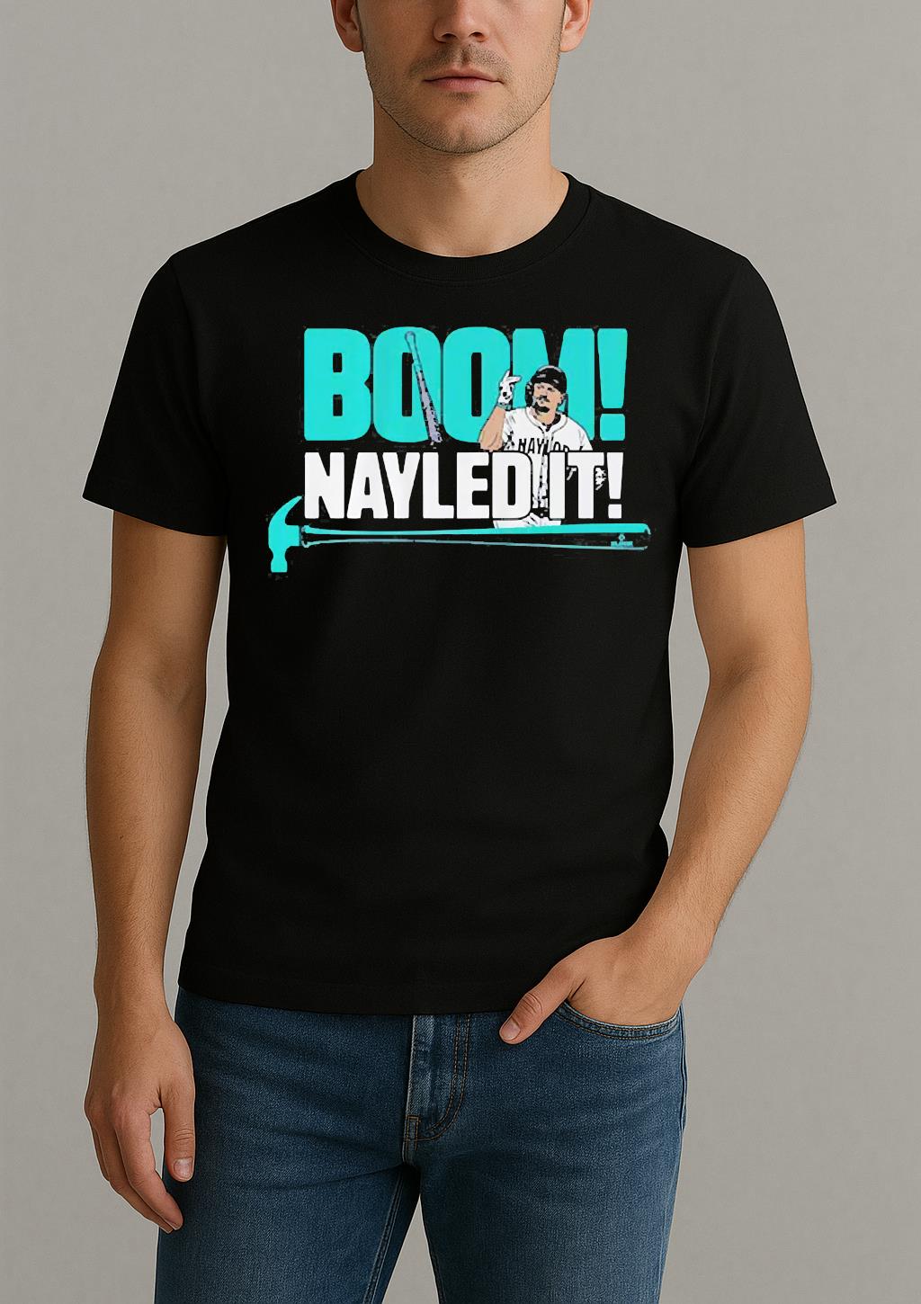 Josh Naylor Boom Nayled It Shirt by Bino Shirt – Custom Graphic T-Shirt