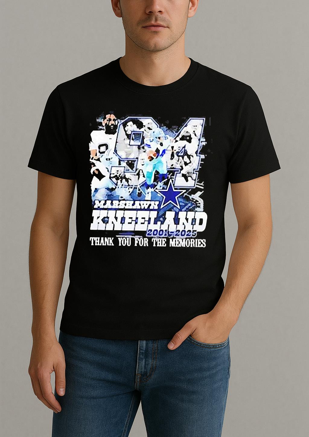 Marshawn Kneeland 2001 2025 Thank You For The Memories Shirt by Bino Shirt – Custom Graphic T-Shirt