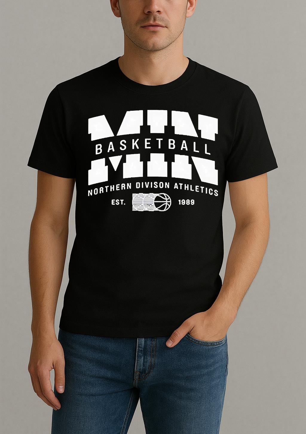 Min Basketball Northern Division Athletics Est 1989 Shirt by Bino Shirt – Custom Graphic T-Shirt