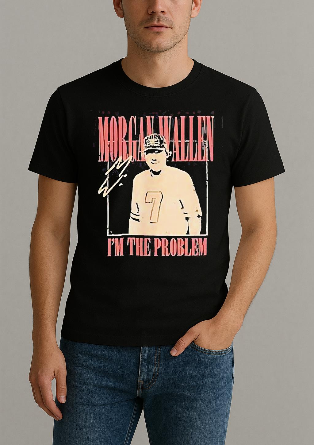 Morganwallen Im The Problem Tour Vintage T Shirt by Bino Shirt – Custom Graphic T-Shirt