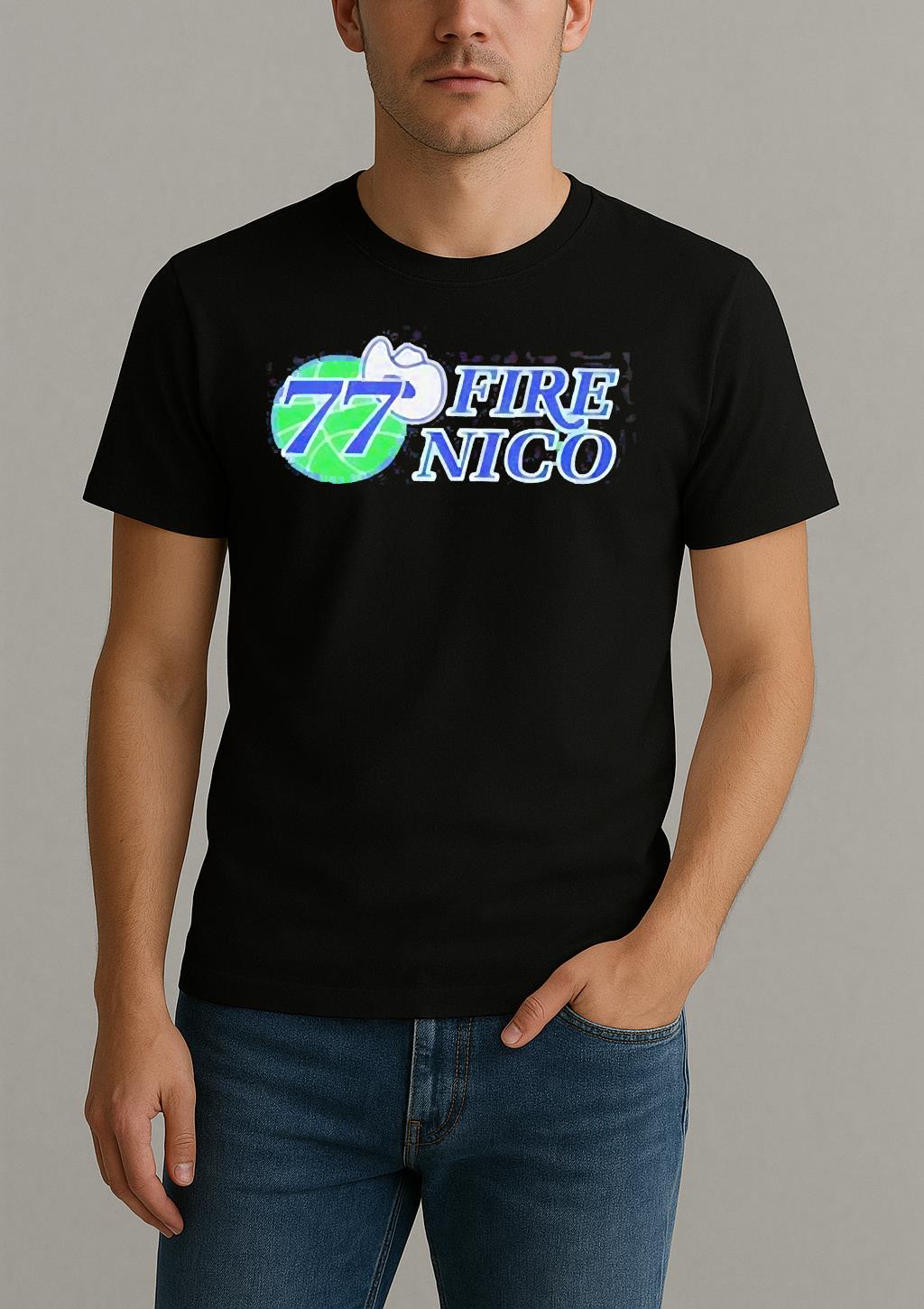 Nico Harrison Dallas Mavericks Fire Nico 77 Shirt by Bino Shirt – Custom Graphic T-Shirt