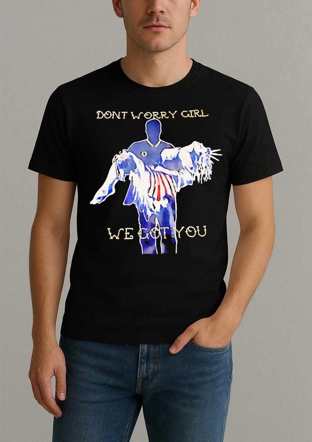 Officials Athlete Holding A Goddess Dont Worry Girl We Got You Premium Shirt by Bino Shirt – Custom Graphic T-Shirt