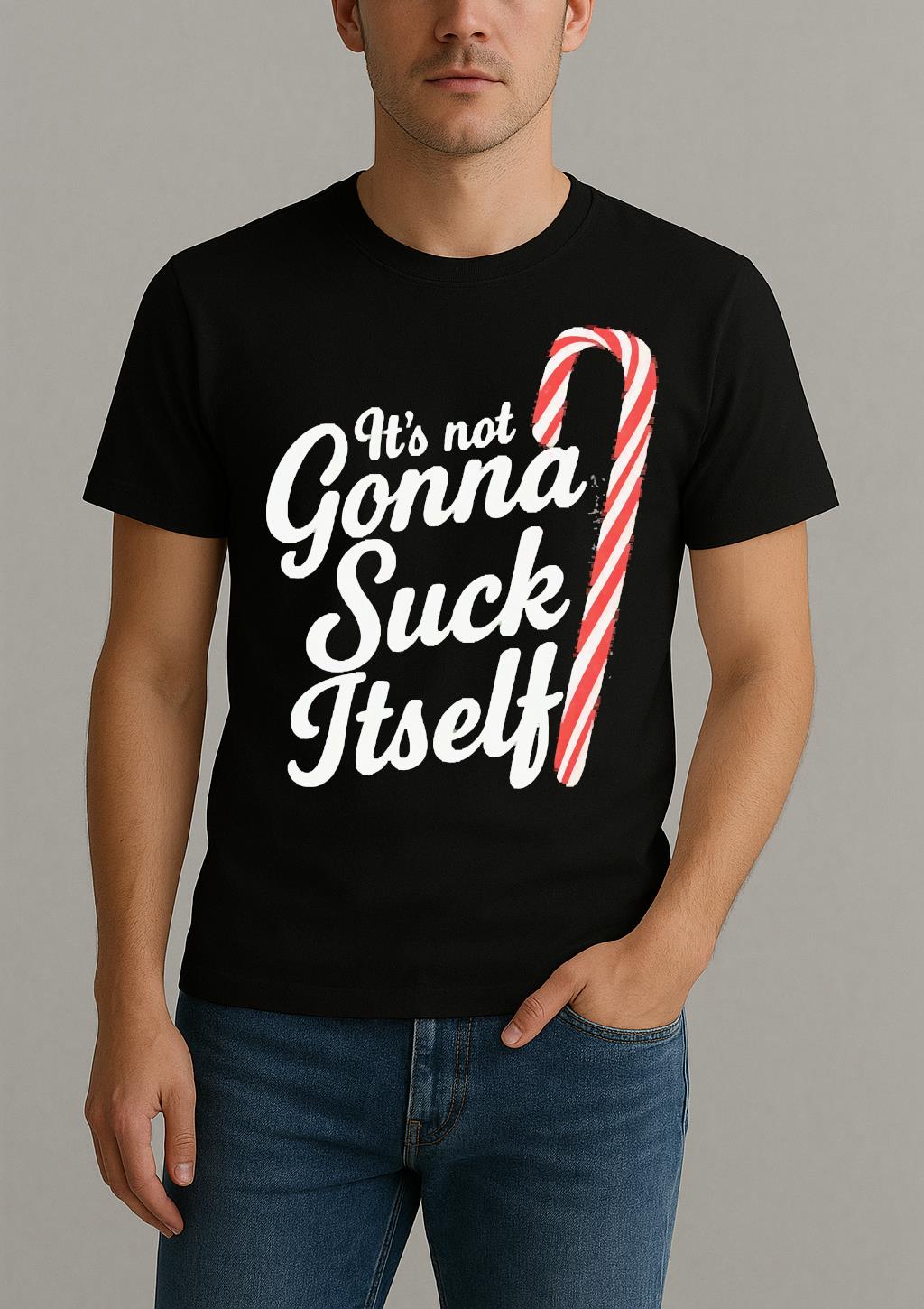 Officials Candy Cane Its Not Gonna Suck Itself Christmas Premium Shirt by Bino Shirt – Custom Graphic T-Shirt