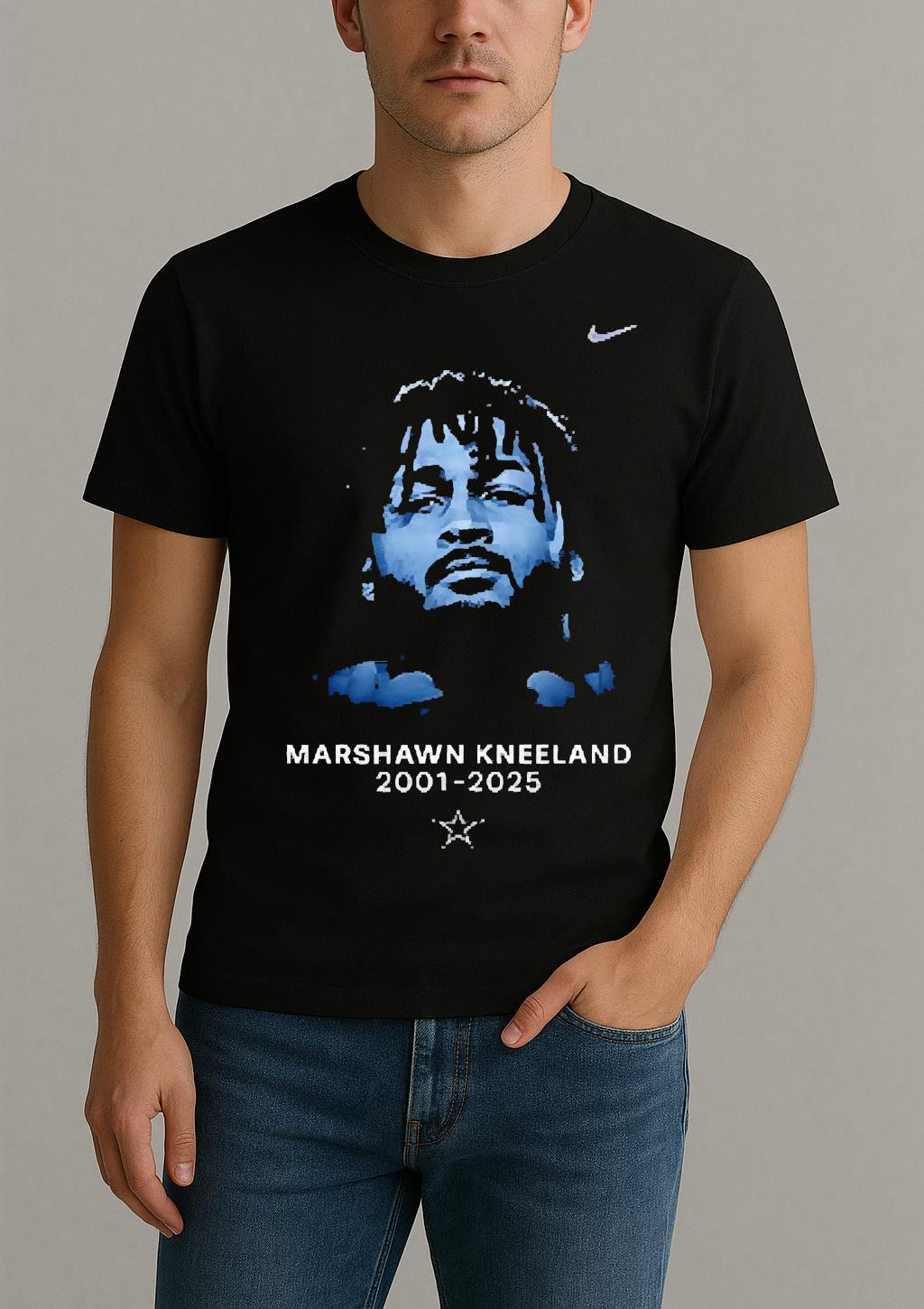Officials Dallas Cowboys In Memory Of Marshawn Kneeland Thank You For The Memories Graphic Signature Premium Shirt by Bino Shirt – Custom Graphic T-Shirt