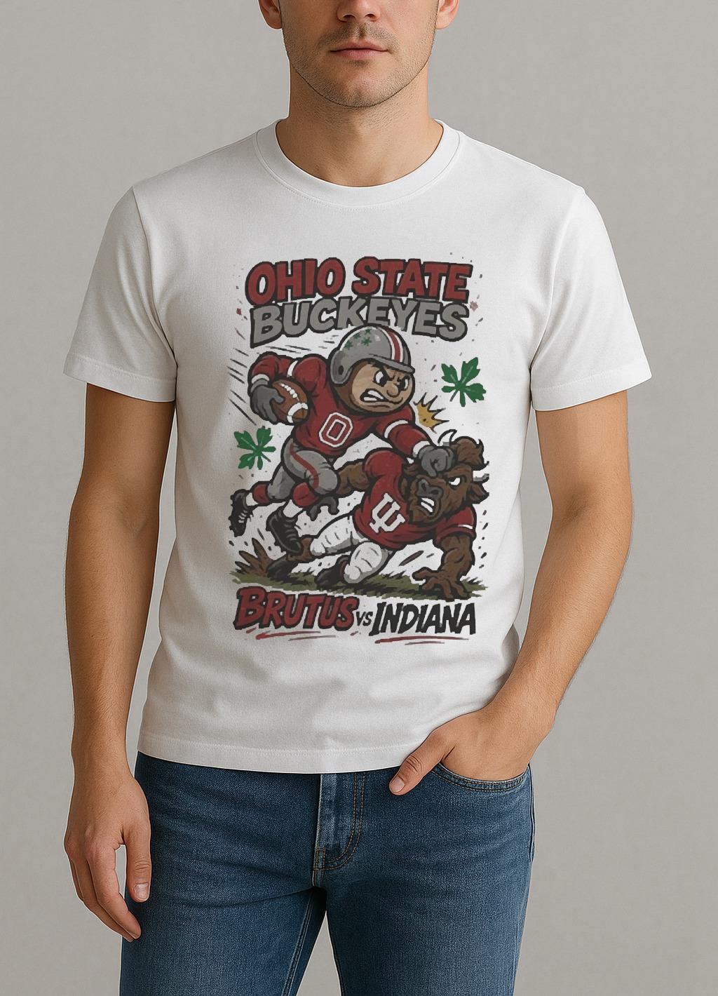 Ohio State Buckeyes Vs Premium Shirt by Bino Shirt – Custom Graphic T-Shirt