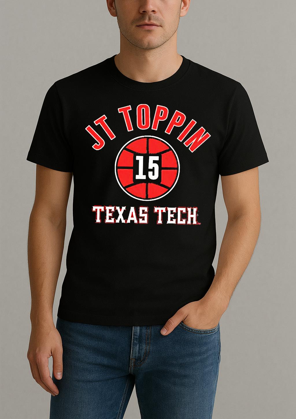 Premium Jt Toppin Texas Tech Red Raiders Nba Name Number Ball T Shirts Sweater Hoodie by Bino Shirt – Custom Graphic T-Shirt