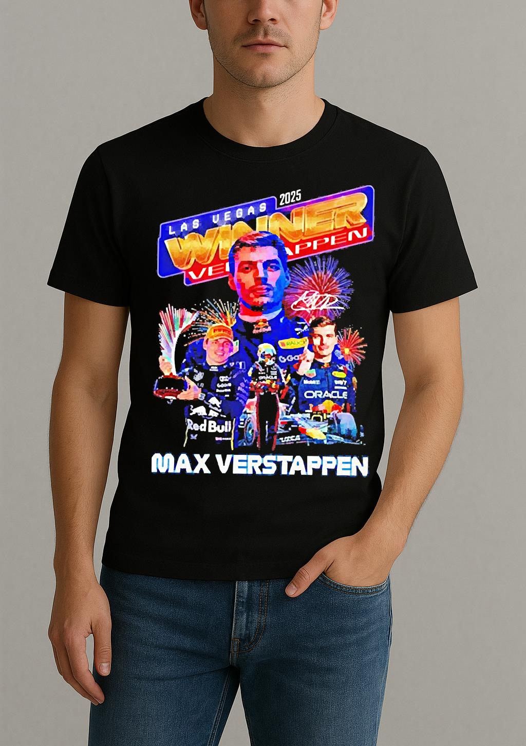 Premium Max Verstappen 2025 Las Vegas Winner Verstappen T Shirts Sweater Hoodie by Bino Shirt – Custom Graphic T-Shirt