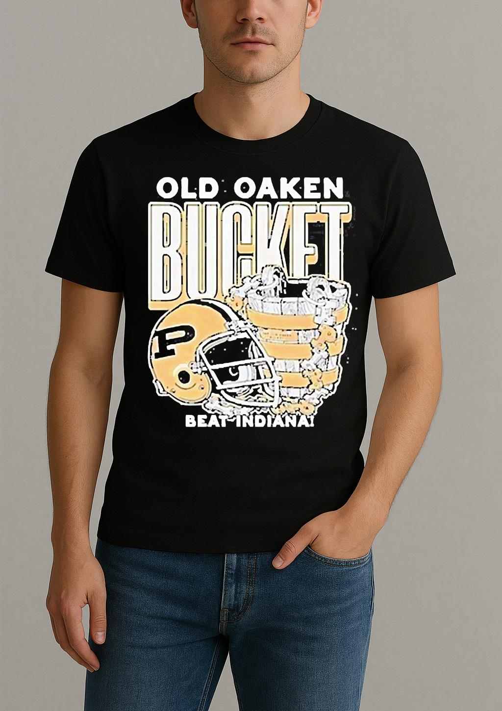 Purdue Boilermakers Oaken Bucket 2025 Beat Indiana Shirt by Bino Shirt – Custom Graphic T-Shirt