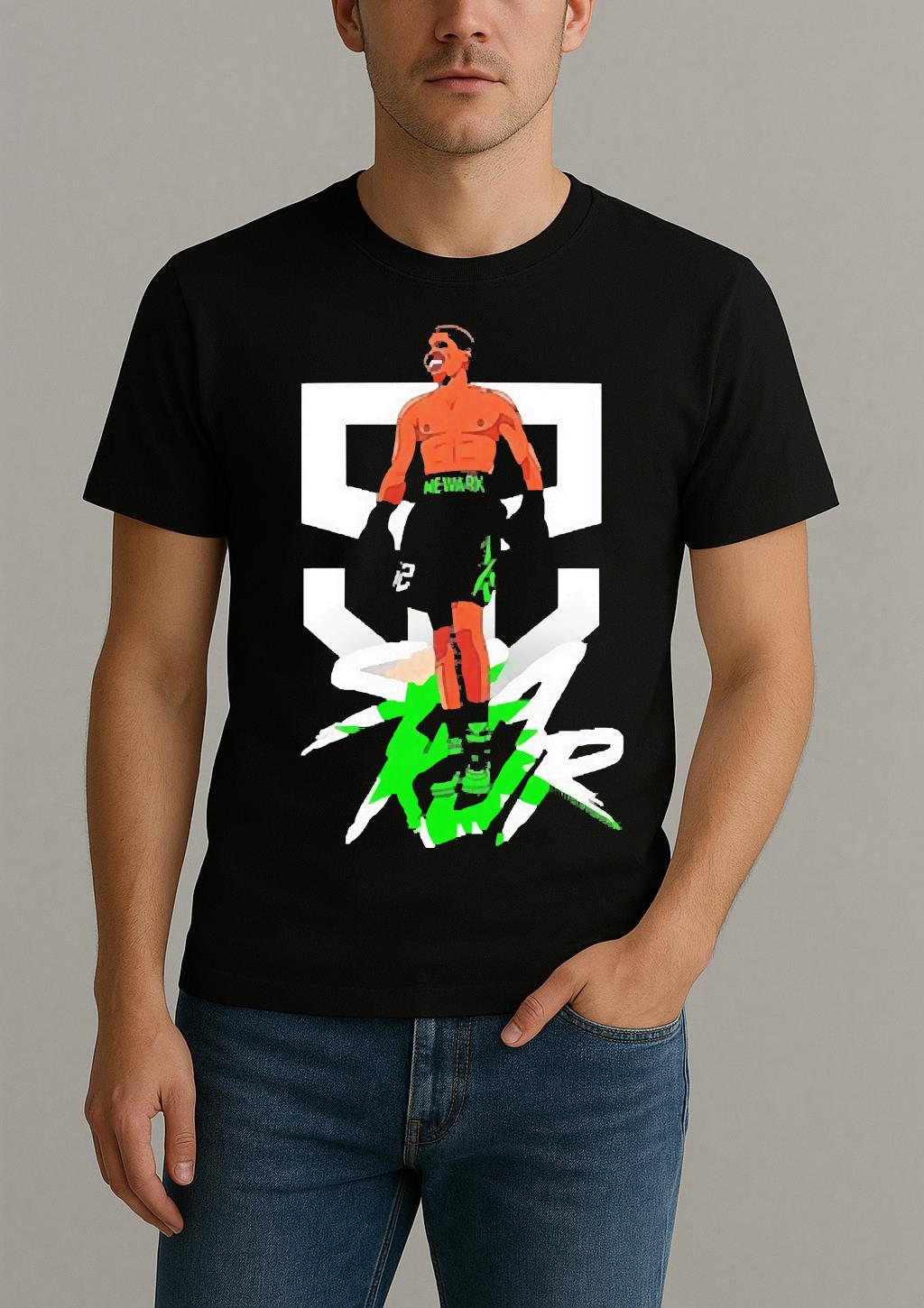 Shakur Stevenson Vegas Wbc Premium Shirt by Bino Shirt – Custom Graphic T-Shirt