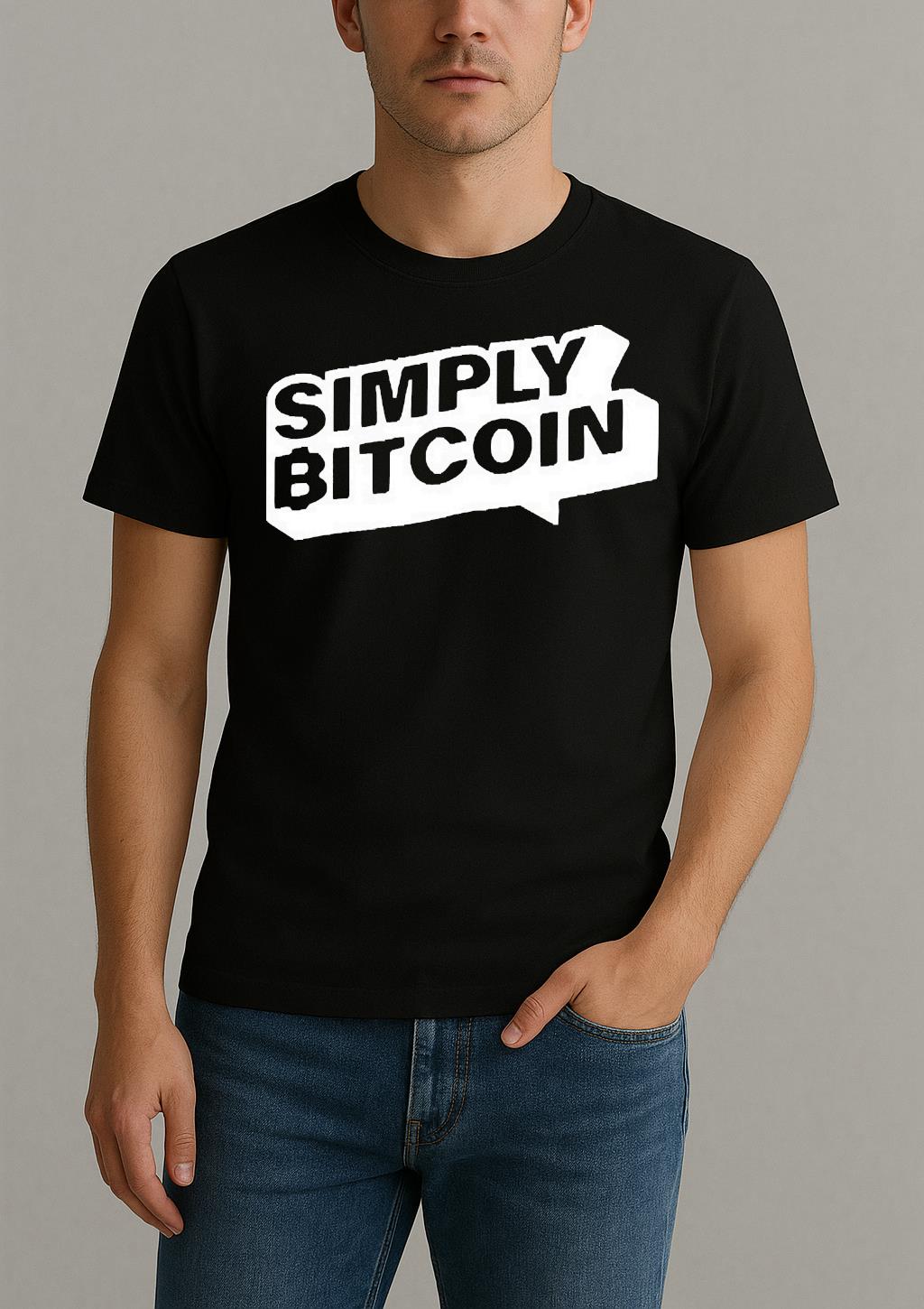 Simply Bitcoin Premium Shirt by Bino Shirt – Custom Graphic T-Shirt