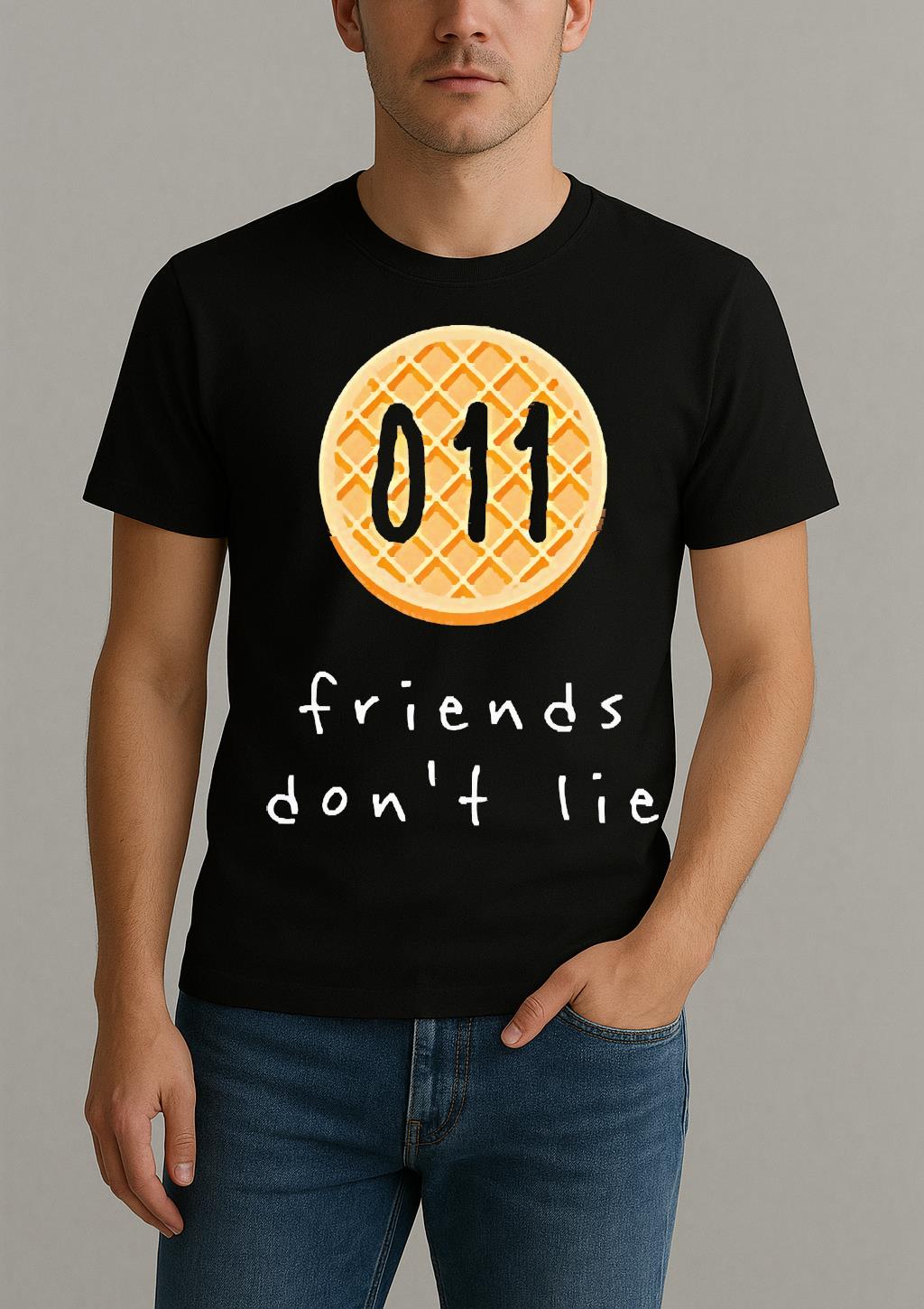 Stranger Things Friends Dont Lie Premium Shirt by Bino Shirt – Custom Graphic T-Shirt