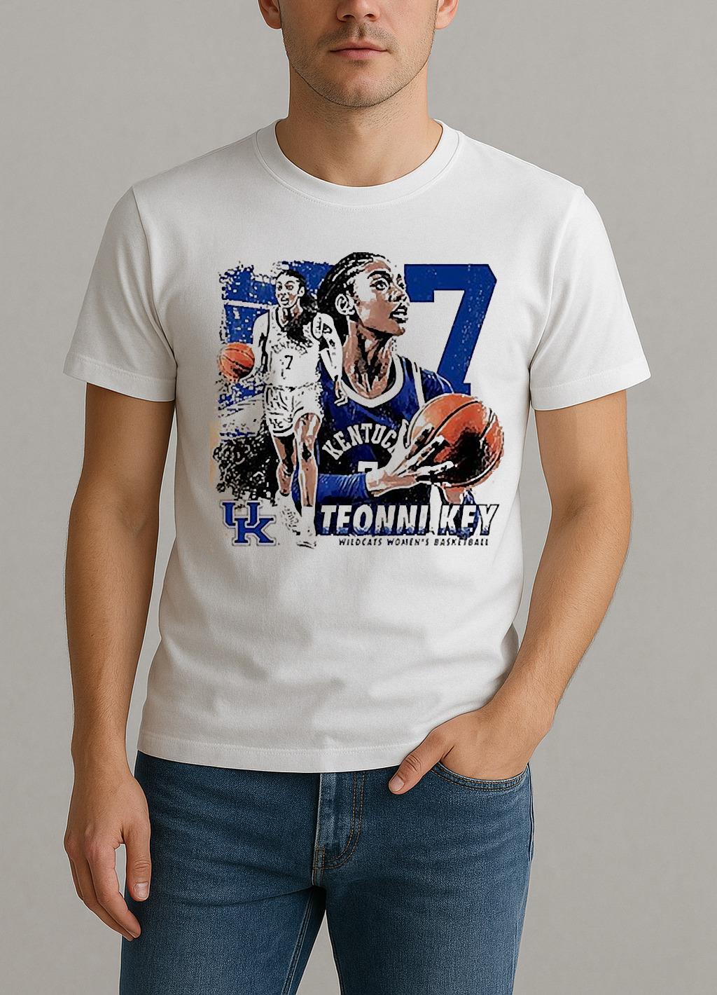 Teonni Key Kentucky Womens Basketball Vintage Shirt by Bino Shirt – Custom Graphic T-Shirt