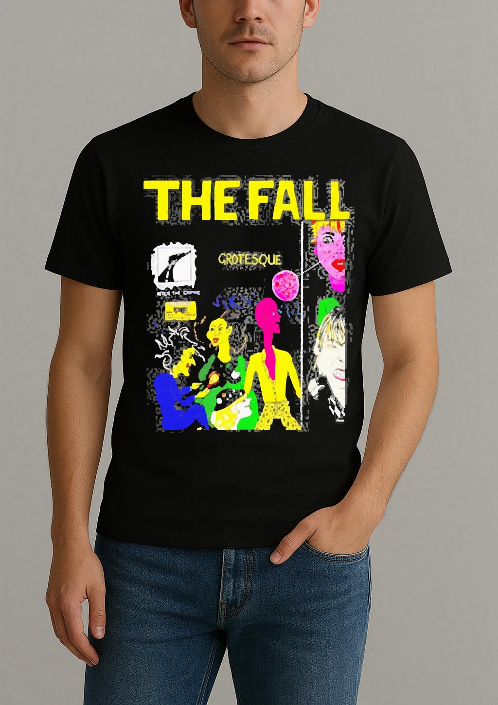 The Fall Grotesque Premium Shirt by Bino Shirt – Custom Graphic T-Shirt