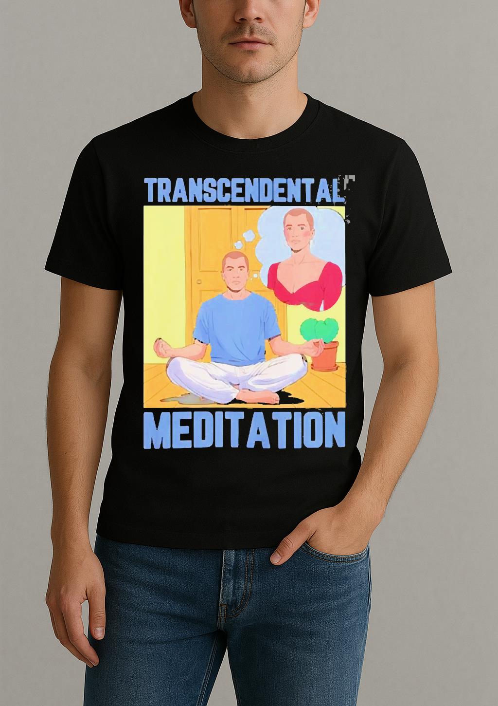 Transcendental Meditation Premium Shirt by Bino Shirt – Custom Graphic T-Shirt