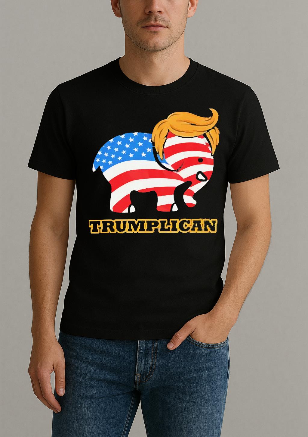 Trumplican Donald Trump Premium Shirt by Bino Shirt – Custom Graphic T-Shirt