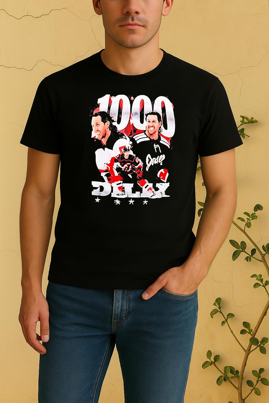 Brenden Dillon New Jersey Hockey 1000 Dilly Graphic Shirt by Bino Shirt – Custom Graphic T-Shirt