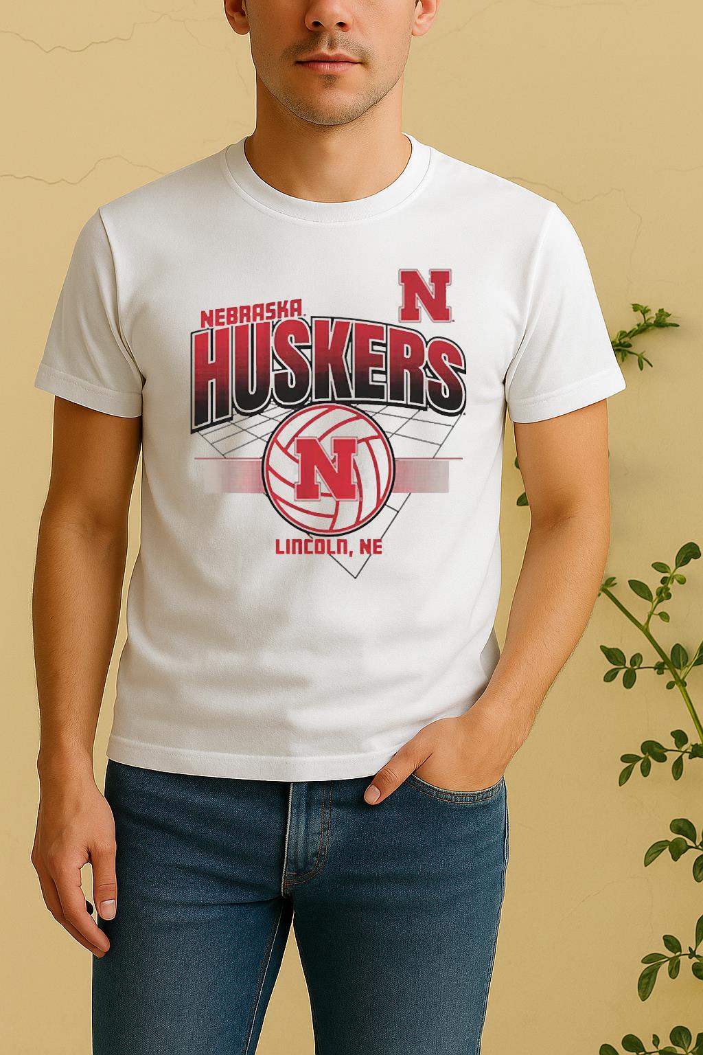 Nebraska Huskers Lincoln Grid Shirt by Bino Shirt – Custom Graphic T-Shirt
