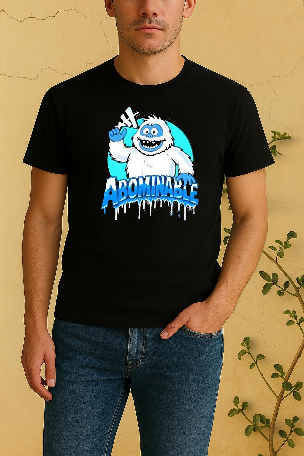 Official Abominable Snowman Christmas Shirt by Bino Shirt – Custom Graphic T-Shirt