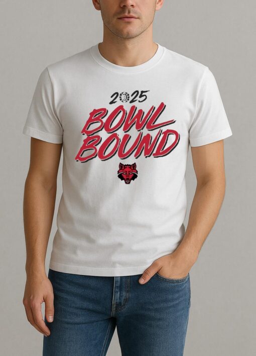 Officials Arkansas State Red Wolves 2025 Bowl Season Bound Premium Shirt