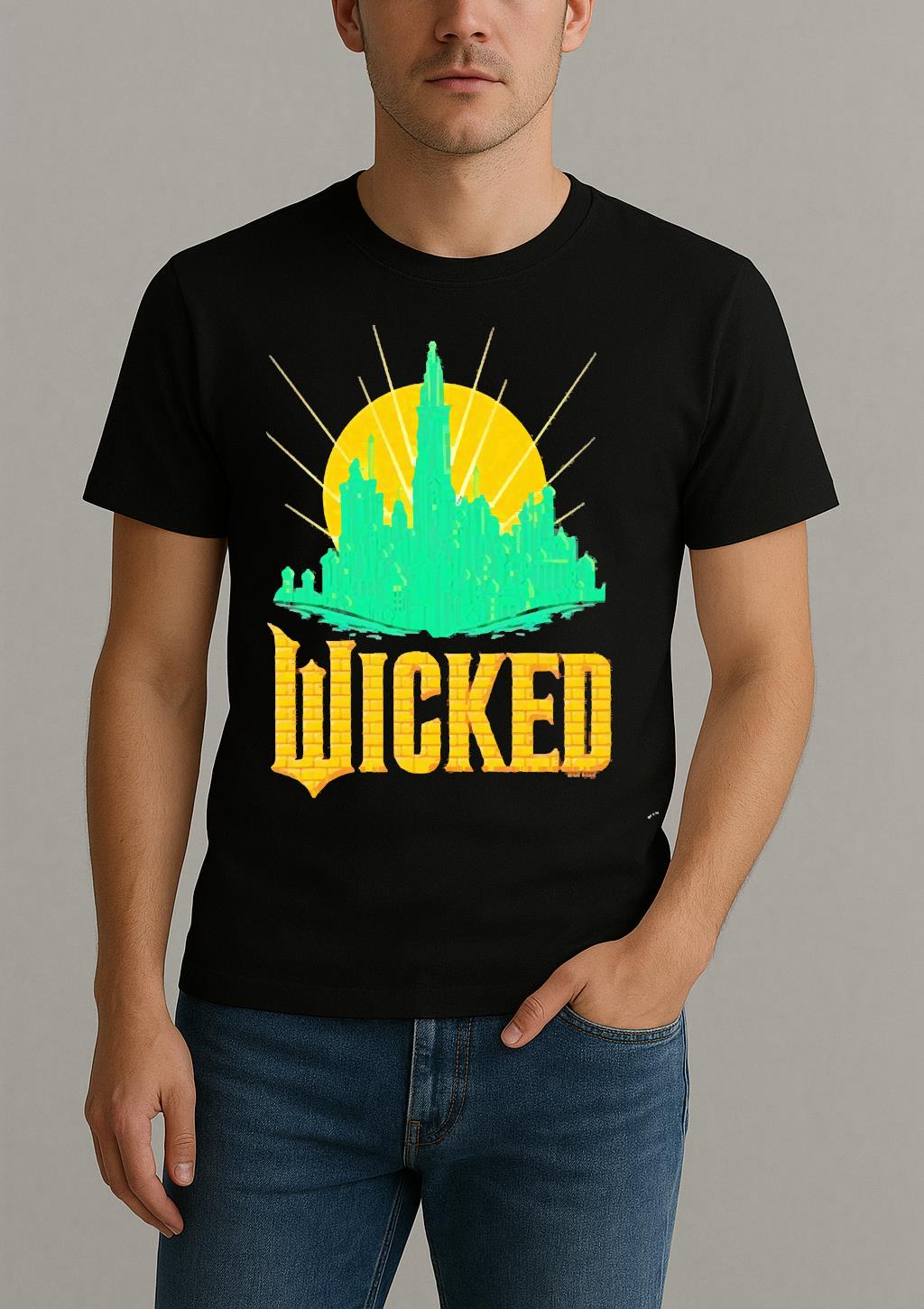 Officials Wicked Greetings From The Fantabulous Emerald City Shirt by Bino Shirt – Custom Graphic T-Shirt