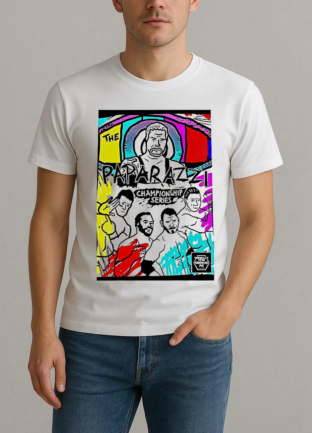 Paparazzi Championship Series Shirt by Bino Shirt – Custom Graphic T-Shirt