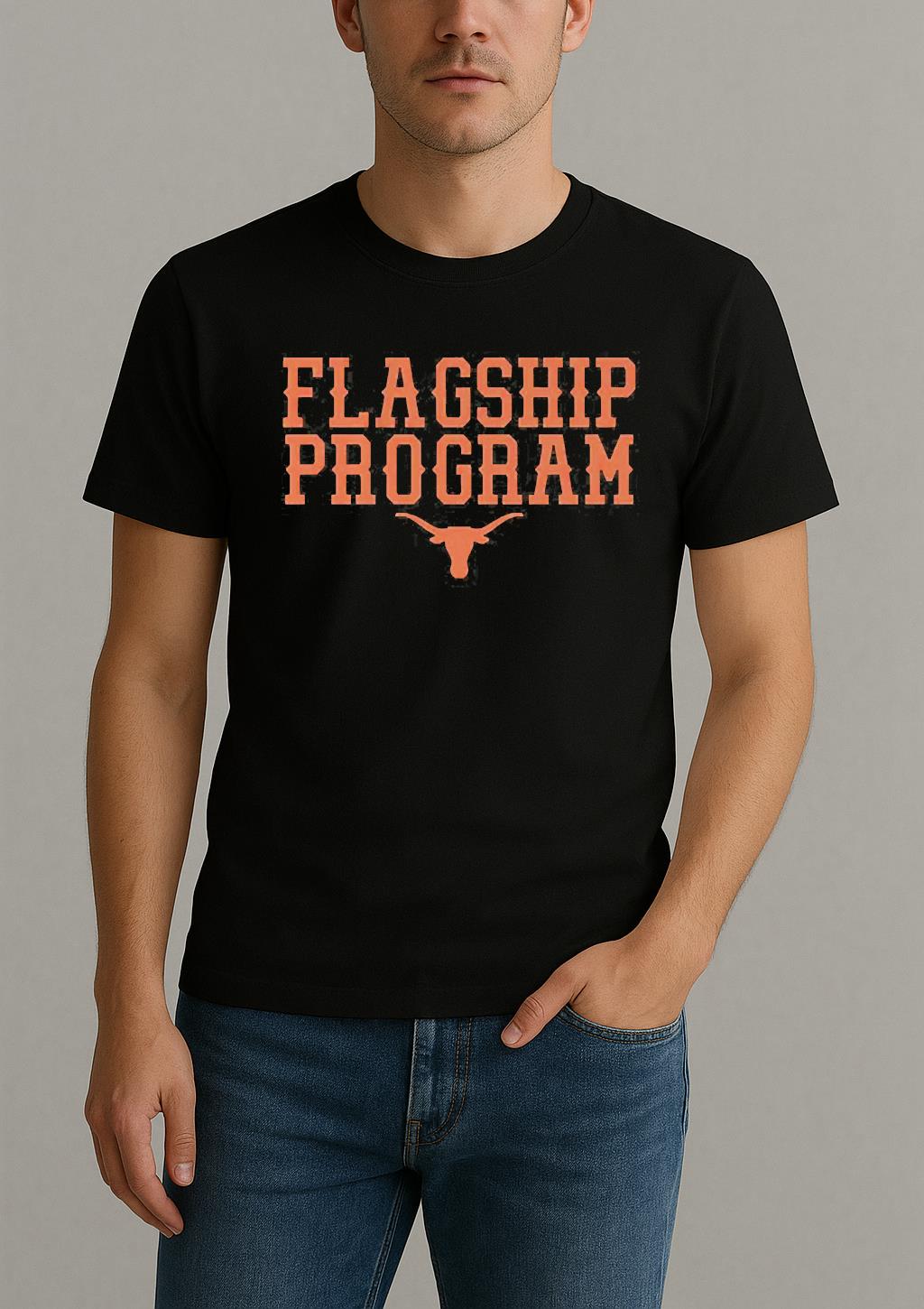 Texas Flagship Program Shirt by Bino Shirt – Custom Graphic T-Shirt