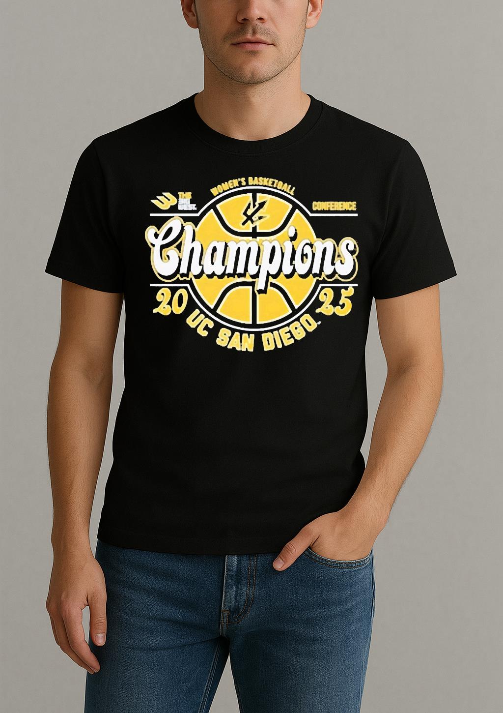 The Big Wests Best Womens Basketball Conference Champions 2025 Uc San Diego Tritons Shirt by Bino Shirt – Custom Graphic T-Shirt