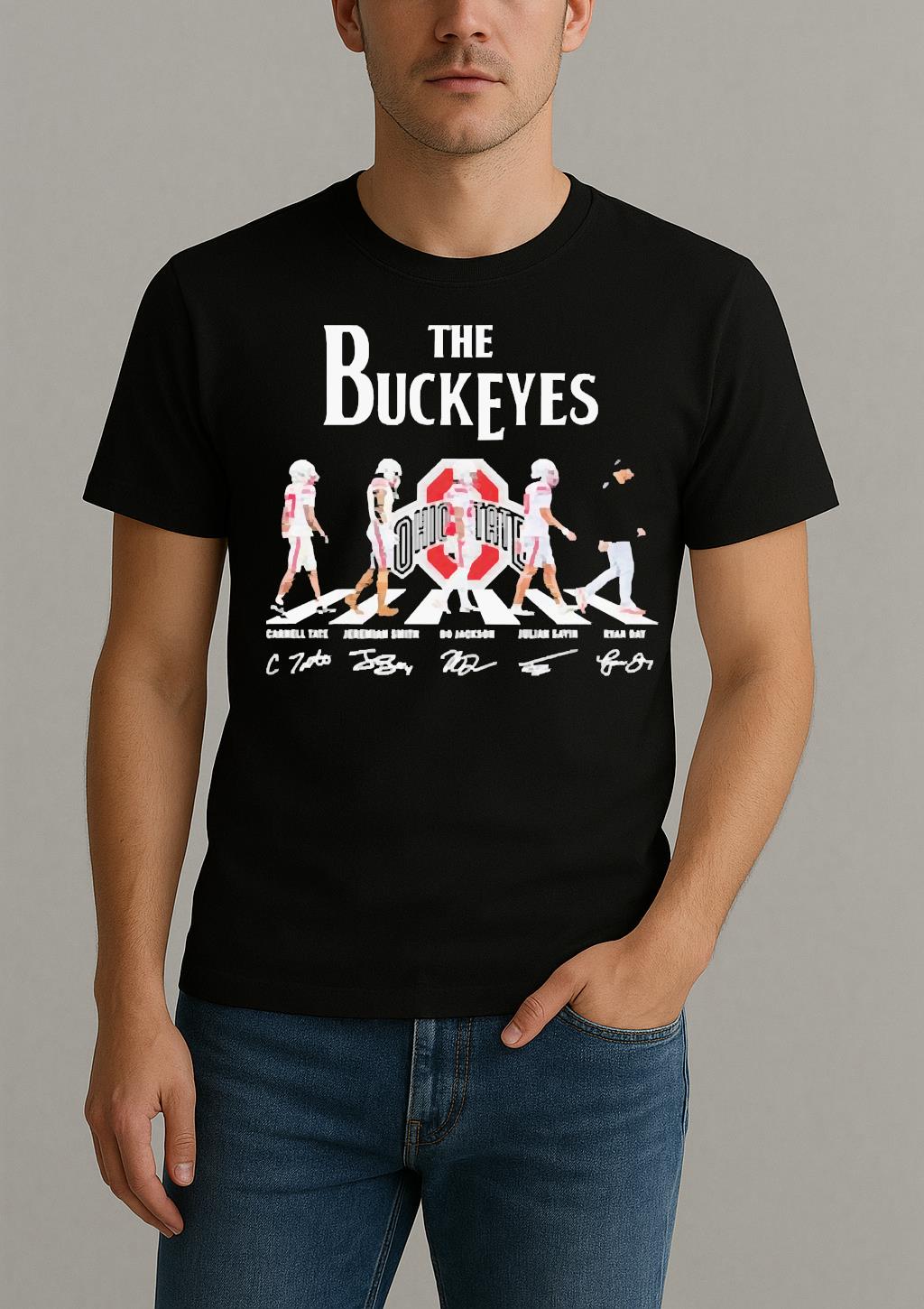 The Ohio State Buckeyes Abbey Road 2025 Shirt by Bino Shirt – Custom Graphic T-Shirt